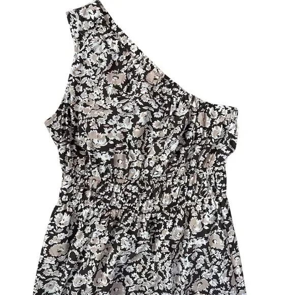 Rails Selani One Shoulder Midi Dress Russet Floral Size Large - Picture 11 of 11